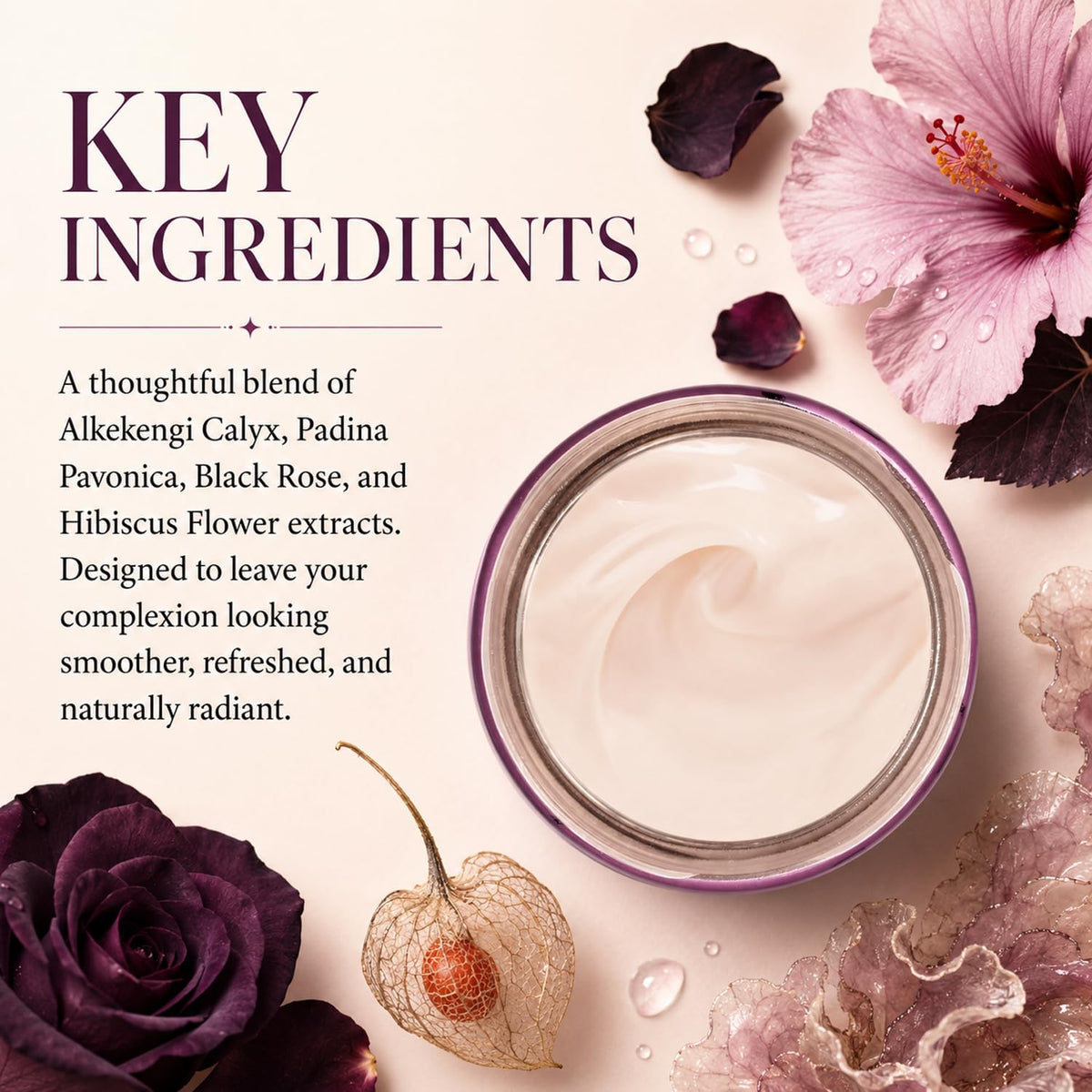 Sisley Black Rose Skin Infusion Cream – Plumping & Radiance, 1.6 oz / 50 ml