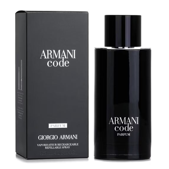 Giorgio Armani Code Parfum Rechargeable Spray 4.2 oz