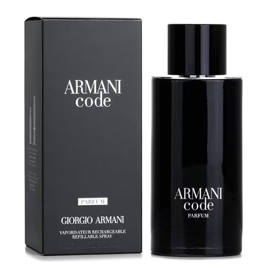 Giorgio Armani Code Parfum Rechargeable Spray 4.2 oz