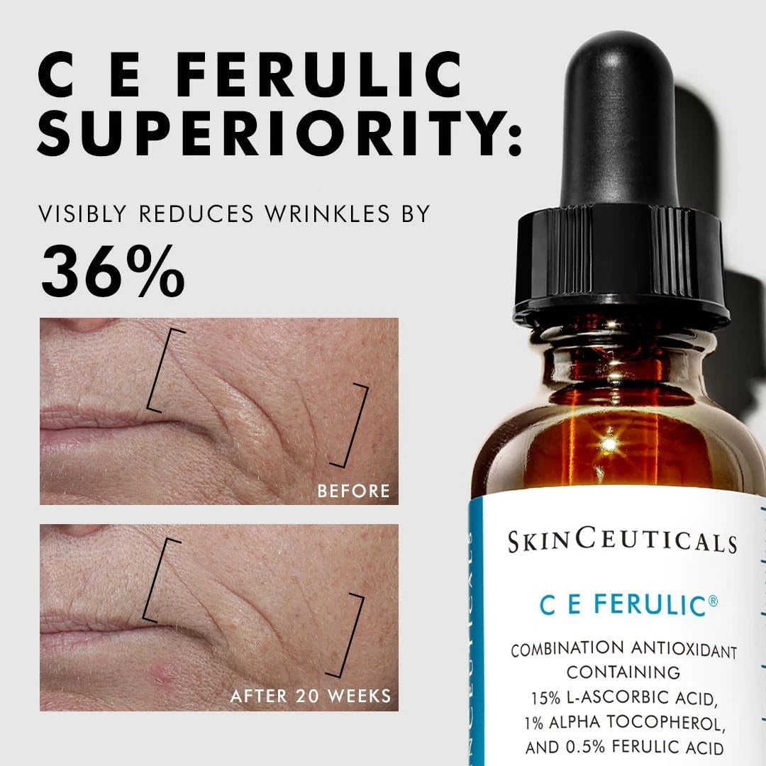 SkinCeuticals C E Ferulic Vitamin C Serum - Anti Aging Antioxidant - 30ml